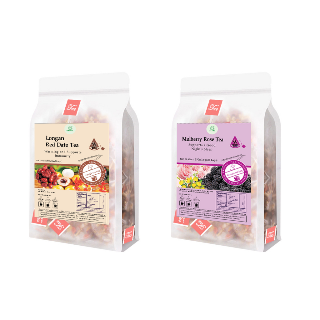 Goddess Herbal Tea Combo Beverage Natural Material with Healthy Sugar- 2 bags 26.5oz 75 teabags With Free Gift 9 Samplers 1