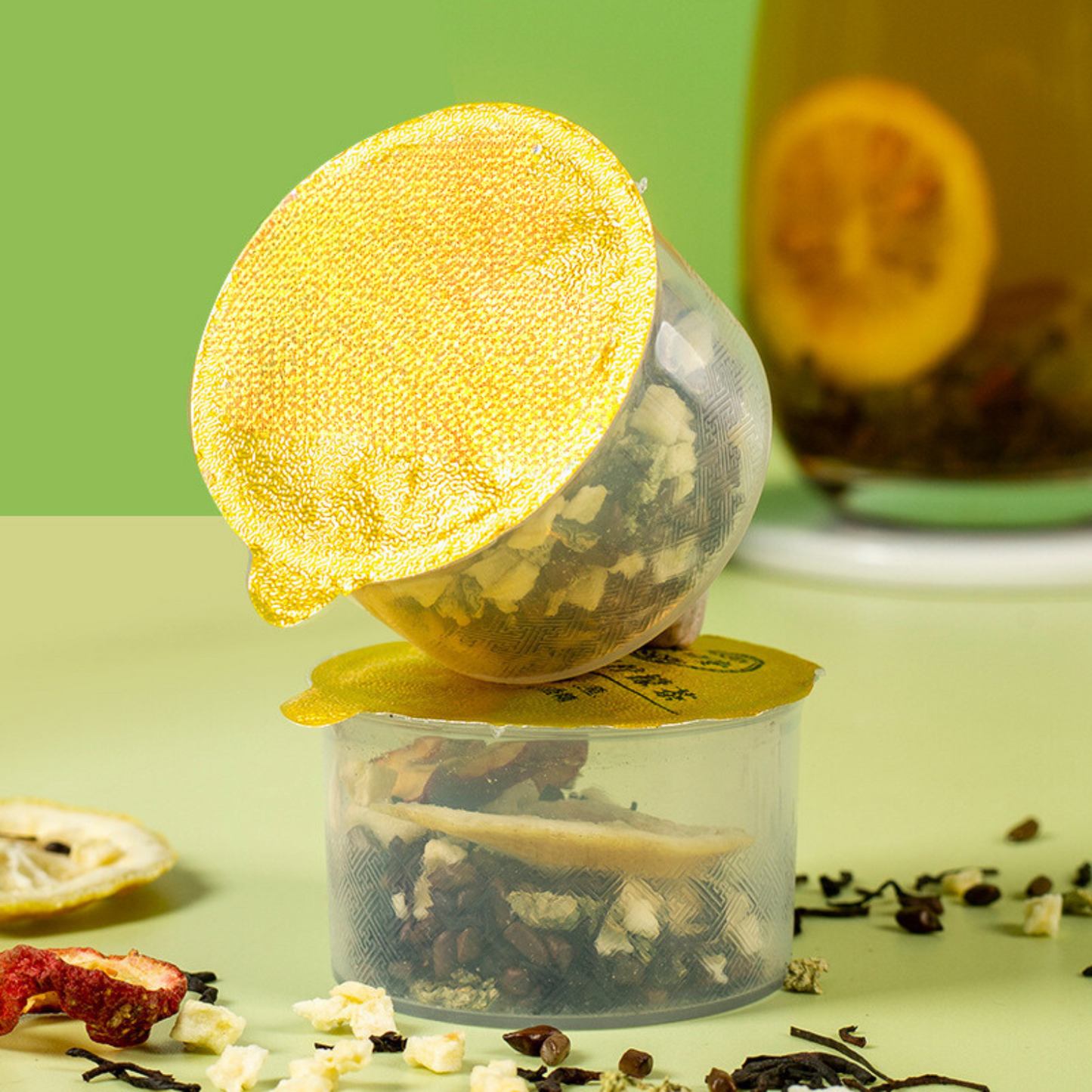 Lemon Apple Fruity Tea 277g (18.5g x 15can)