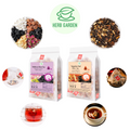 Loose Leaf Herbal Fruit Flower Tea - Mulberry Rose Tea & Tangerine Peel Pu’er Tea - 75 teabags (14.1oz) - Vitamin C, Good Night’s Sleep, Immune, Caffeinated, Great Taste, 100% Natural Whole Material, No Gluten, Positive Energy, Stress Relief