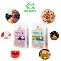 Loose Leaf Herbal Fruit Flower Tea - Mulberry Rose Tea & Bamboo Cane & Thatch Root Tea - 50 teabags (17.6oz) - Vitamin C, Good Night’s Sleep, Great Taste, 100% Natural Whole Material, No Gluten, Positive Energy, Stress Relief