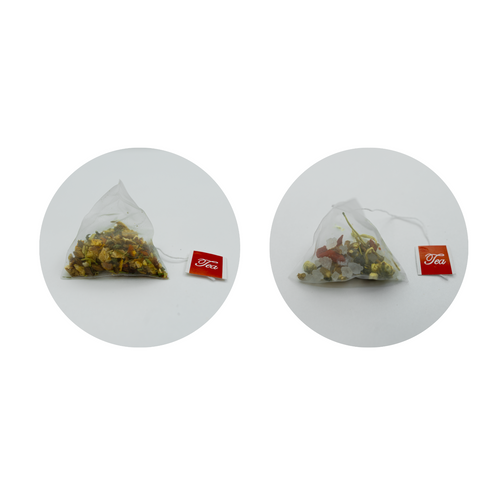 Goddess Herbal Tea Combo Bebida Material natural Protege la garganta con azúcar saludable: 2 bolsas de 17,6 oz 50 bolsitas de té con regalo gratis 9 muestras 1 