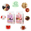 Loose Leaf Herbal Fruit Flower Tea - Mulberry Rose Tea & Ginger & Red Dates Tea - 50 teabags (17.6oz) - Vitamin C, Good Night’s Sleep, Skin Detox, Menstrual, Great Taste, 100% Natural Whole Material, No Gluten, Positive Energy, Stress Relief