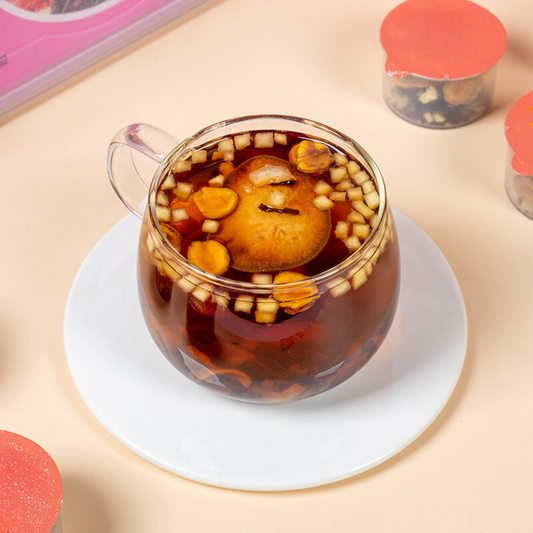 Herbal Tea Natural Material Beverage - Honey Peach Black Tea 180g (12g x 15 cans)