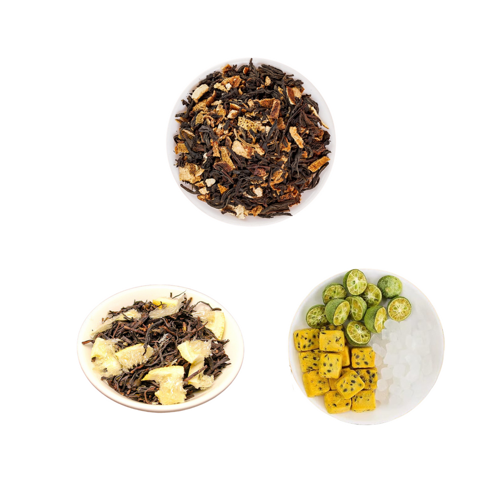 Bebida combinada de té de hierbas Material natural con azúcar saludable: 3 bolsas 26.5 oz 75 bolsitas de té 