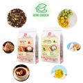 Loose Leaf Fruit Tea - Tangerine Peel Pu’er Tea & Green Orange Passion Fruit Tea - 50 teabags (17.6oz) - Immune, Caffeinated, Great Taste, 100% Natural Whole Material, No Gluten, Positive Energy, Stress Relief