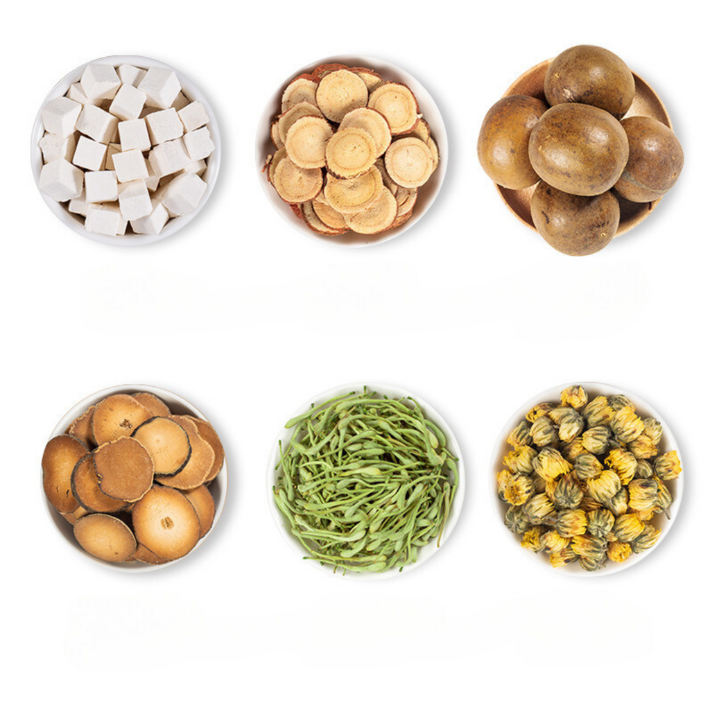 Bebida de material natural de té de hierbas - Té de crisantemo de fruta del monje 277 g (18,5 g x 15 latas) 