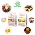 Loose Leaf Herbal Fruit Flower Tea - Pear Loquat Tea & Lemon Iced Tea - 75 teabags (17.6oz) -  Throat Comfort, Soothes the Throat, Clean Lungs, Coughs, Vitamin C, Great Taste, 100% Natural Whole Material, Stress Relief, Morning Vitality, Healthy Digestion