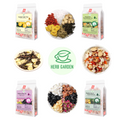 Loose Leaf Herbal Fruit Flower Tea Beverage - Honeysuckle Chrysanthemum Tea & Mulberry Rose Tea & Lemon Iced Tea & Bamboo Cane & Thatch Root Tea - 125 teabags (35.2oz) - Detox, Vitamin C, Good Sleep, 100% Natural Whole Material