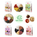 Loose Leaf Herbal Fruit Flower Tea Beverage - Pear Loquat Tea & Honeysuckle Chrysanthemum Tea & Mulberry Rose Tea & Ginger & Red Dates Tea- 125 teabags (35.2oz) -  Skin Detox, Throat Comfort, Vitamin C, Good Sleep, 100% Natural Whole Material