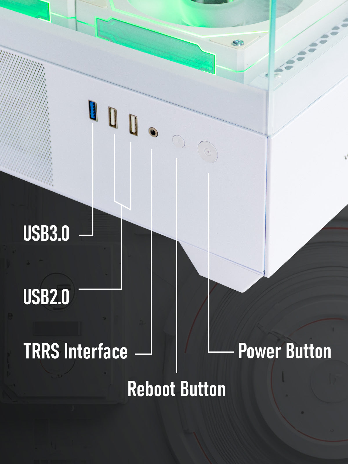 EVOUNIC Gaming PC Desktop Computer – Ryzen 7 5700X up to 4.6GHz (8 Cores / 16 Threads), RTX 3060 Ti, 32GB DDR4 RAM, 1TB SSD, Wi-Fi 6 & Bluetooth 5.4, 9× ARGB Fans, Air Cooler, 650W PSU, Win11 Pro