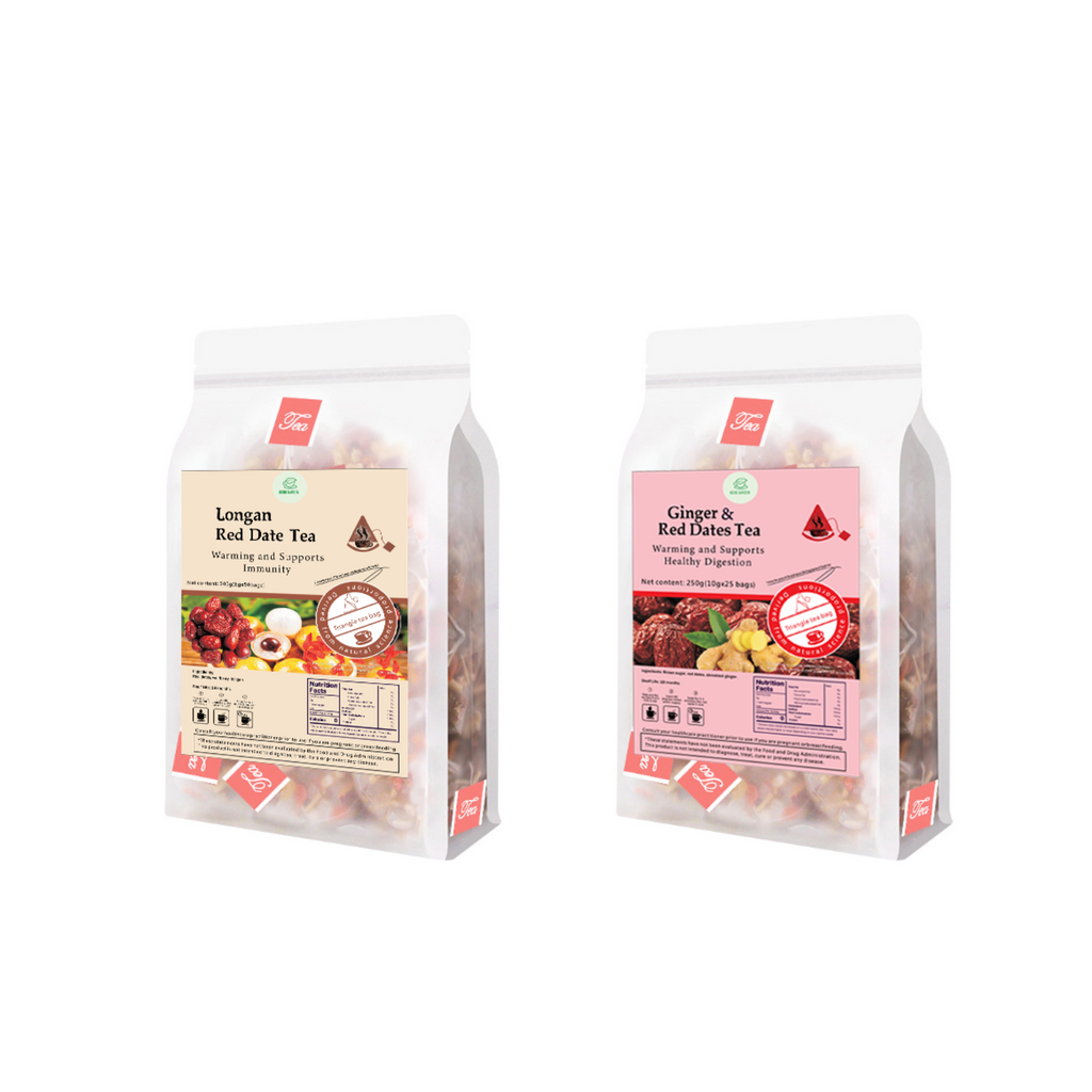 Goddess Herbal Tea Combo Beverage Natural Material for Women Cycle with Healthy Sugar-  2 bags 19.4oz 75 teabags With Free Gift 9 Samplers 1