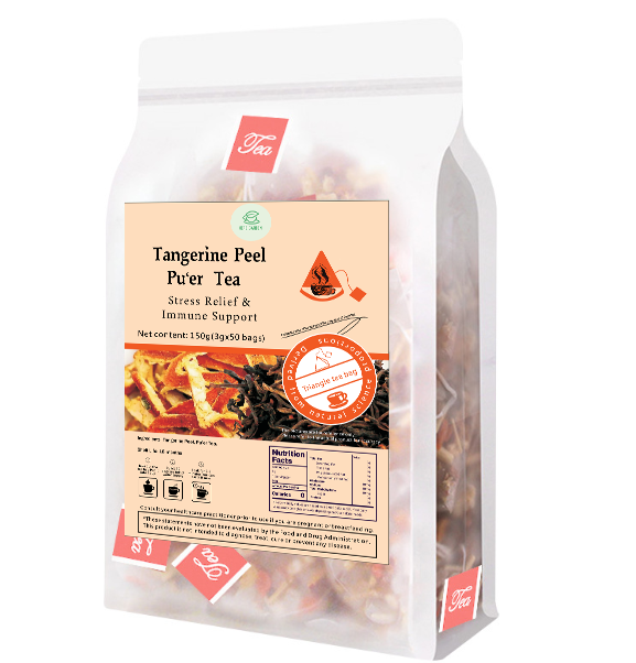 Goddess Herbal Tea Beverage - Natural Material Tangerine Peel Puer Tea 250g (5g x 50 bags)