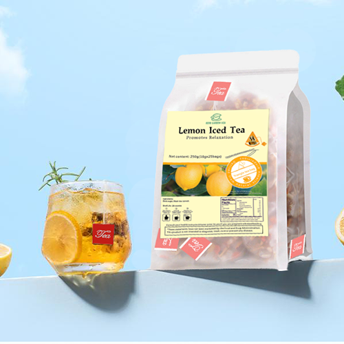Bebida dulce de té de hierbas - Té helado de limón 250 g (10 g x 25 bolsas) 