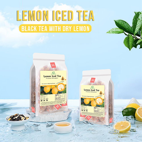 Bebida dulce de té de hierbas - Té helado de limón de material natural 250 g (10 g x 25 bolsas) 