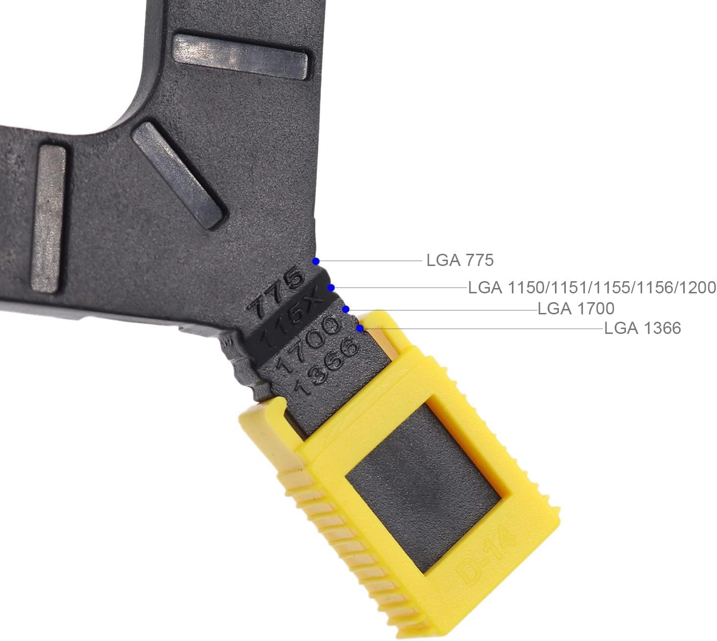 80mm RGB Heatsink CPU Cooler with Universal Bracket - Compatible Intel i3/i5/i7 LGA 115x 1150 1151 1155 1156 1200 Quiet Fan & Aluminum Heatsink 4pin with Temperature Control Easy Install for Desktop