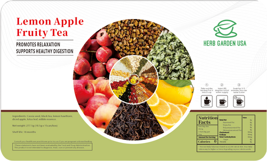 Lemon Apple Fruity Tea 277g (18.5g x 15can) x 2 boxes