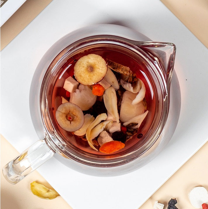 Bebida de material natural de té de hierbas - Té de lirio de poria Suanzaoren 277 g (18,5 g x 15 latas) 
