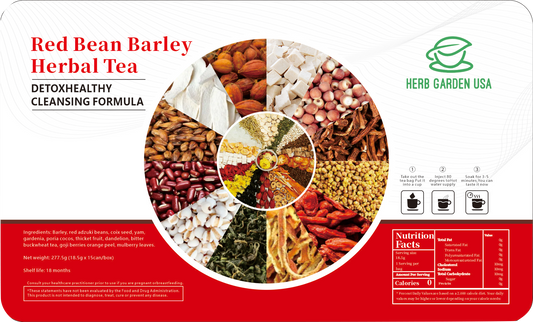 Red Bean Barley Herbal Tea 277g (18.5g x 15 cans) x 2 boxes