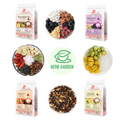 Loose Leaf Herbal Fruit Flower Tea Beverage - Pear Loquat Tea & Mulberry Rose Tea & Tangerine Peel Pu’er Tea & Green Orange Passion Fruit Tea - 150 teabags (31.7oz) - Immune, Throat Comfort, Good Sleep, 100% Natural Whole Material