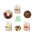 Loose Leaf Herbal Fruit Flower Tea Beverage - Pear Loquat Tea & Lemon Iced Tea & Tangerine Peel Pu’er Tea - 150 teabags (22.9oz) -   Soothes Throat, Clean Lungs, Coughs, 100% Natural Material