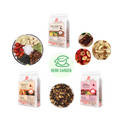 Loose Leaf Herbal Fruit Flower Tea Beverage - Pear Loquat Tea & Tangerine Peel Pu’er Tea & Ginger & Red Dates Tea - 150 teabags (22.9oz) -  Skin Detox, Menstrual, Immune, Caffeinated, Vitamin C, Soothes Throat, Clean Lungs, Coughs, 100% Natural Material