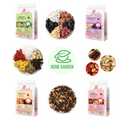 Loose Leaf Herbal Fruit Flower Tea Beverage - Honeysuckle Chrysanthemum Tea & Mulberry Rose Tea & Tangerine Peel Pu’er Tea & Ginger & Red Dates Tea - 150 teabags (31.7oz) - Skin Detox, Good Night’s Sleep, Immune, Vitamin C, 100% Natural Whole Material