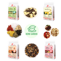 Loose Leaf Herbal Fruit Flower Tea Beverage - Honeysuckle Chrysanthemum Tea & Lemon Iced Tea & Tangerine Peel Pu’er Tea & Ginger & Red Dates Tea - 150 teabags (31.7oz) - Immune, Skin Detox, Good Night’s Sleep, Vitamin C, 100% Natural Whole Material