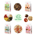 Loose Leaf Herbal Fruit Flower Tea Beverage - Honeysuckle Chrysanthemum Tea & Tangerine Peel Pu’er Tea & Bamboo Cane & Thatch Root Tea & Ginger & Red Dates Tea - 150 teabags (31.7oz) - Skin, Detox, Immune, Vitamin C, 100% Natural Whole Material