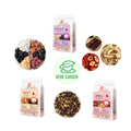 Loose Leaf Herbal Fruit Flower Tea Beverage - Mulberry Rose Tea & Tangerine Peel Pu’er Tea & Ginger & Red Dates Tea - 100 teabags (22.9oz) - Immune, Vitamin C, Good Night’s Sleep, 100% Natural Material