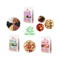 Loose Leaf Herbal Fruit Flower Tea Beverage - Mulberry Rose Tea & Bamboo Cane & Thatch Root Tea & Ginger & Red Dates Tea - 75 teabags (26.4oz) - Skin Detox, Menstrual, Vitamin C, Good Night’s Sleep, 100% Natural Material