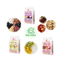 Loose Leaf Herbal Fruit Flower Tea Beverage - Mulberry Rose Tea & Green Orange Passion Fruit Tea & Ginger & Red Dates Tea - 75 teabags (26.4oz) - Skin Detox, Menstrual, Vitamin C, Good Night’s Sleep, 100% Natural Material