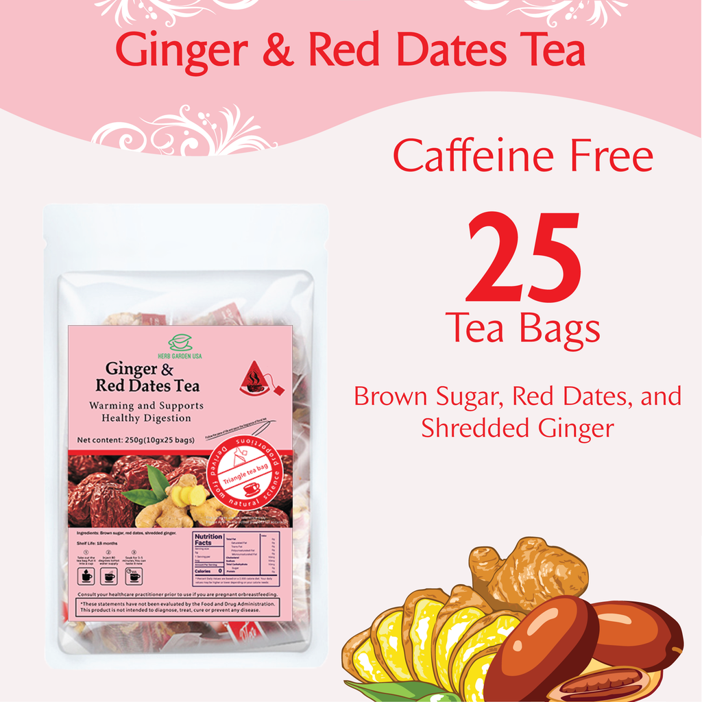 Loose Leaf Herbal Fruit Flower Tea Beverage - Pear Loquat Tea & Lemon Iced Tea & Bamboo Cane & Thatch Root Tea & Ginger & Red Dates Tea - 125 teabags (34.2oz) - Skin Detox, Menstrual, Vitamin C, Throat Comfort, Good Sleep, 100% Natural Whole Material
