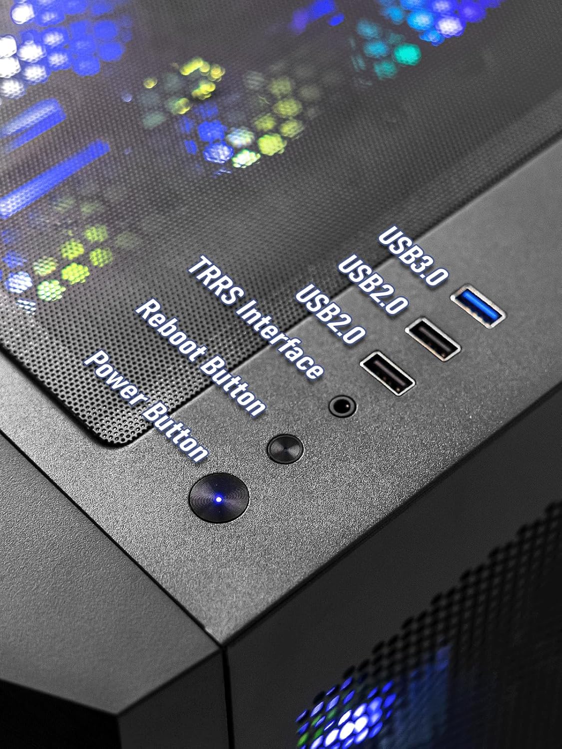 Gaming PC Desktop – i7 11th GEN up to 4.9 GHz 16-Threads, RTX 2070 8GB, 32GB DDR4 RAM, 1TB NVMe SSD, Wi-Fi 6 & BT 5.4, 9× ARGB Cooling Fans, Win11 Pro, 650W PSU, High-Performance Gaming Tower