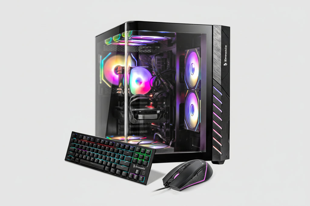 Gaming PC Desktop – i7 11th GEN up to 4.9 GHz 16-Threads, RTX 2070 8GB, 32GB DDR4 RAM, 1TB NVMe SSD, Wi-Fi 6 & BT 5.4, 9× ARGB Cooling Fans, Win11 Pro, 650W PSU, High-Performance Gaming Tower