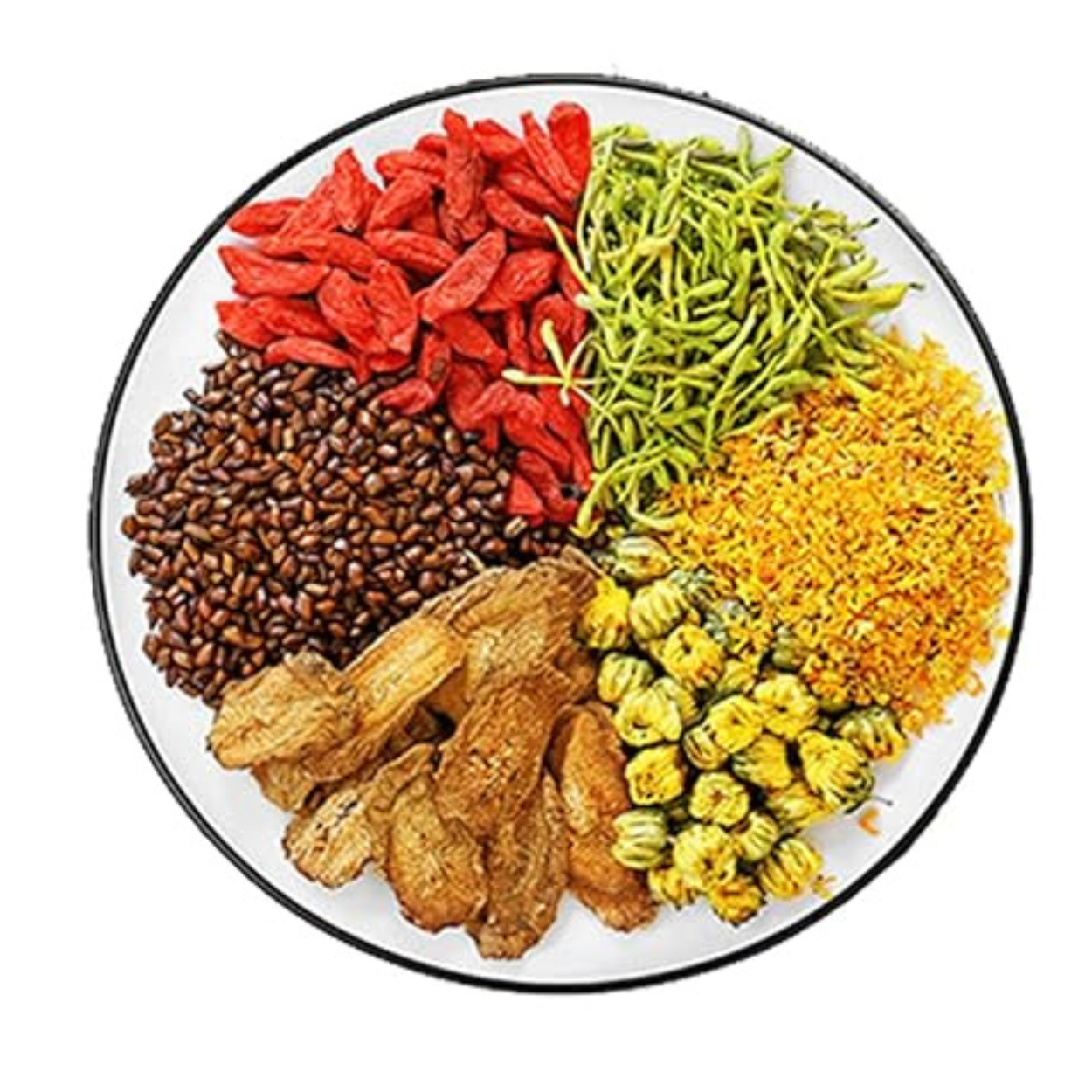 Mezcla de diosa de té de hierbas con regalo, 9 muestras, bebida natural, té de caña de bambú y raíz de paja, 250 g (10 g x 25 bolsas) 