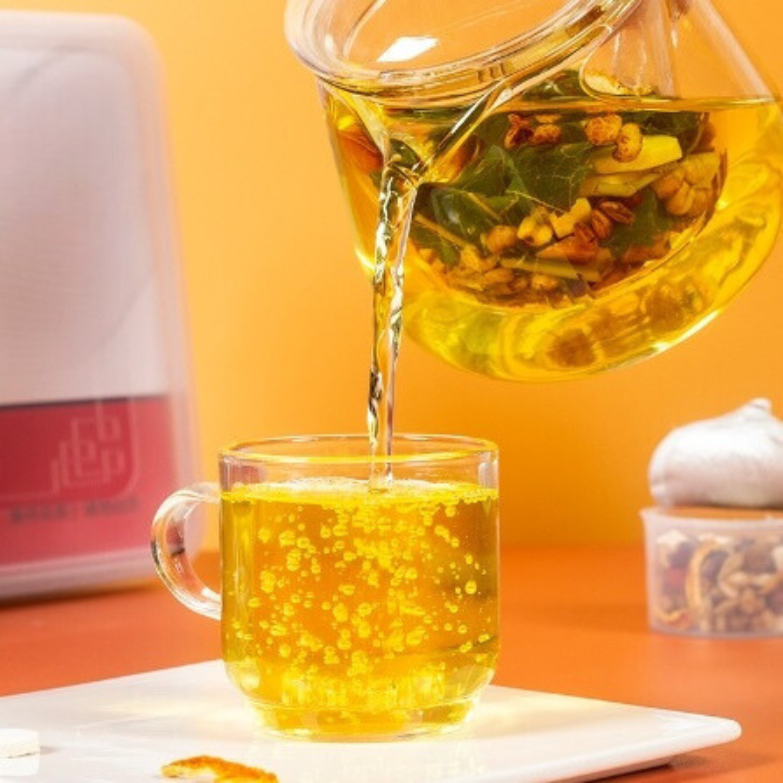 Té de hierbas de cebada y frijol rojo 277 g (18,5 g x 15 latas)